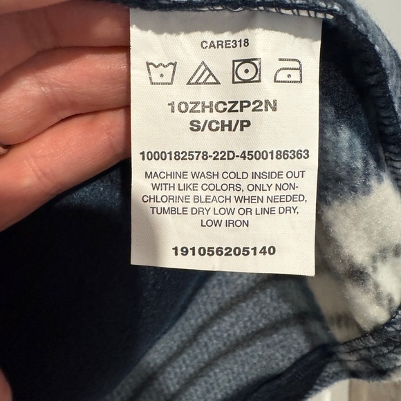 Wrangler Authentics Men's Long Sleeve Heavyweight Fleece Shirt in Total Eclipse - Picture 6 of 8